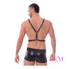Arnes Unisex Regulable - Eco Cuero Negro