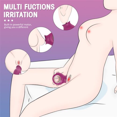 Cleopatra Vibrador Lengua Recargable Multifuncional