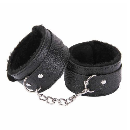 Esposas Peluche Suave Importadas Negro
