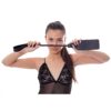 Fusta Grande 60Cm - Eco-Cuero Negro