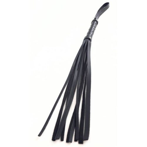 Latigo Labrado - Largo 80Cm - Mango 2,5Cm Diametro - Eco-Cuero