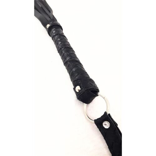 Latigo Labrado - Largo 80Cm - Mango 2,5Cm Diametro - Eco-Cuero
