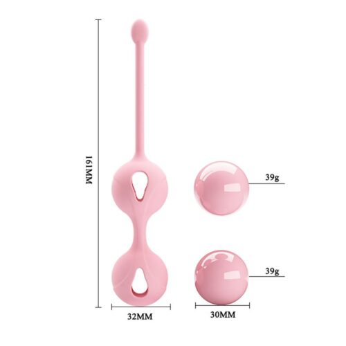 Bolas Vaginales Kegel Rosa Silicona