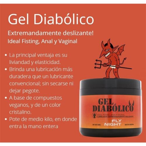 Gel Diabolico Fisting Anal Vaginal - 500Ml