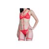Conjunto Ropa Interior Scarlett Talle 1 Color Rojo