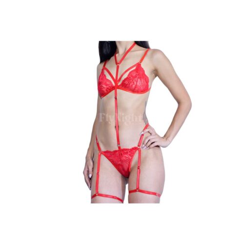 Conjunto Ropa Interior Scarlett Talle 1 Color Rojo