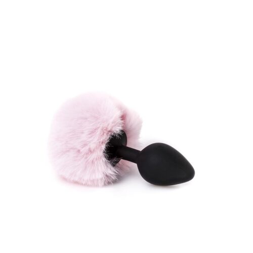Plug Anal Silicona Cola Conejo Pompón Medium