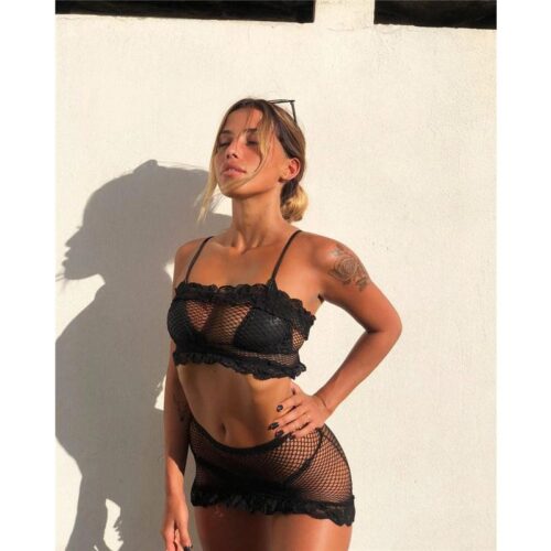 Conjunto Bailantera Blanco